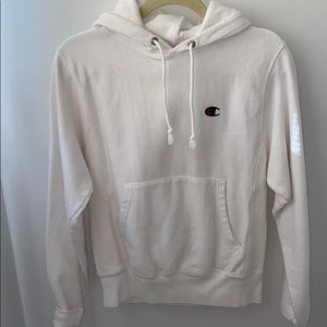 White Champion Hoodie